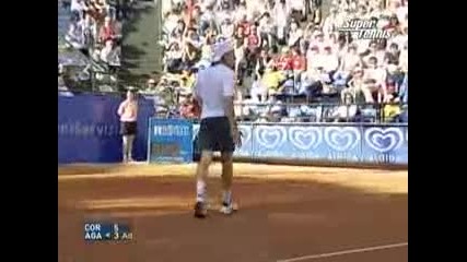 Atp Rome 2005 Guillermo Coria - Andre Agassi