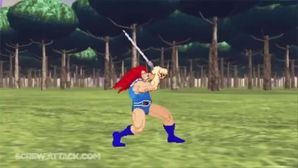 He-man Vs Lion-o - Death Battle! - Screwattack!