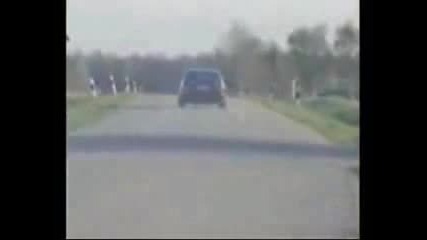 Mercedes Benz Brabus W210 V12 Burnout