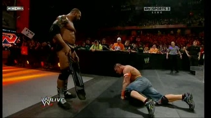 Батиста пребива Сина. | Raw 22/02/10 |