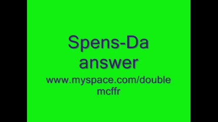 Spens - Da answer 