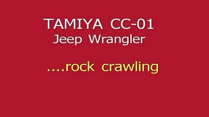 Tamiya Cc-01 Jeep Wrangler...rock crawling