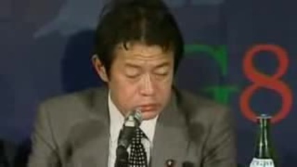 Пиян Японски Министър На Срещата На G - 8