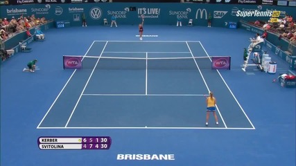 Brisbane 2015 Angelique Kerber - Elina Svitolina (qf) Highlights