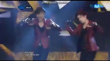 120614 Cross Gene - La-di Da-di (debut stage) @ M! Countdown