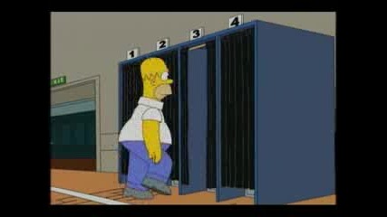 Homer Simpson tries to vote for Obama