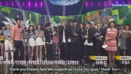 [engsub] 130816 Exo Growl 1st Win Encore [music