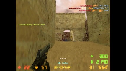 Counter Strike 1.6 Massive Server 1vs16(death 8) overwhelmiing Hds.bg
