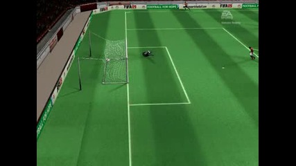 Мой красив гол на Fifa 09 с Тиери Анри срещу Манчестър Юнайтед в мрежа