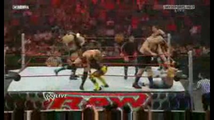 W W E Raw - 10 Man Battle Royal