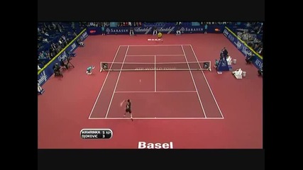Djokovic v. Wawrinka Basel 09 Quarter Final hd 