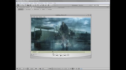 Взрив с After Effects