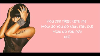 Nicki Minaj - Right Thru Me ( Lyrics Video )