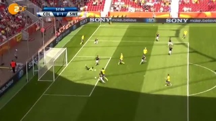 Женски футбол- Колумбия- Швеция 0:1,световно първенство,2011