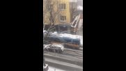 Закъсал тролейбус на ул. "Раковски"