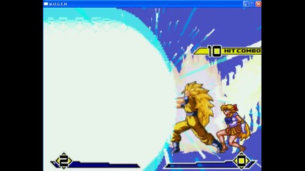 Mugen Tournament 6 round Sailor Moon vs Super Goku 