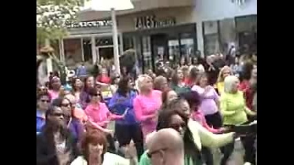 Jazzercize Flash Mob Cross County Shopping Center 9-17-11.wm