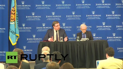 USA: Serbian PM Vucic talks Kosovo, relations with Moscow in D.C.