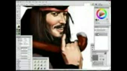 Рисуване На Jack Sparrow