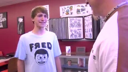 Fred Works at a Tattoo Shop!