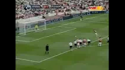 Arsenal - Fulham Van Persie Вкарва Дузпата