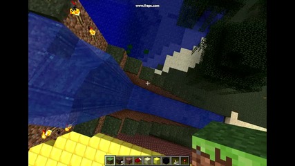 Ниагарския водопад в Minecraft