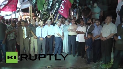 State of Palestine: Hundreds rally in Gaza against Israeli raids on al-Aqsa mosque
