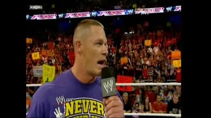 Финалната реч на John Cena в Wwe part 1 