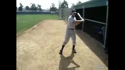 Cool Spinning Baseball Bat Trick