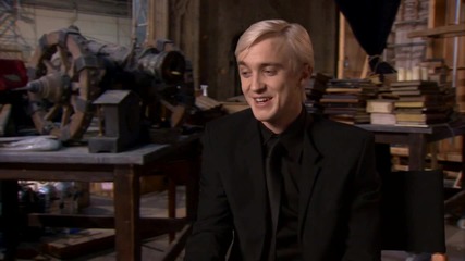 Harry Potter and the Deathly Hallows Part 2 - Official Tom Felton - Draco Malfoy Interview [720p]