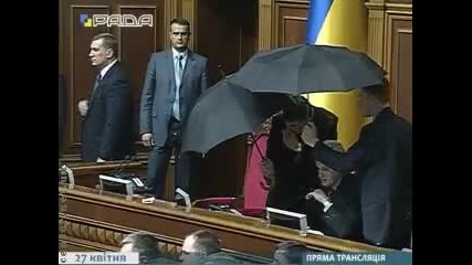 Обстрел с Яйца - Защита с Чадър - Укрйна 