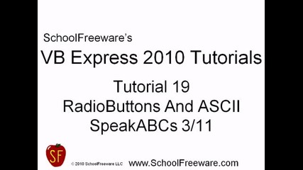 Microsoft Visual Basic 2010 Express { Видео 19 }