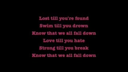 All fall down - One Republic + lyrics