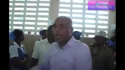 Miley Cyrus opening a school in Luly, Haiti with president Martelly [october 4th]