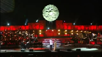 Andrea Bocelli & Laura Pausini ~ Vivere 2008 - Live In Toscana .