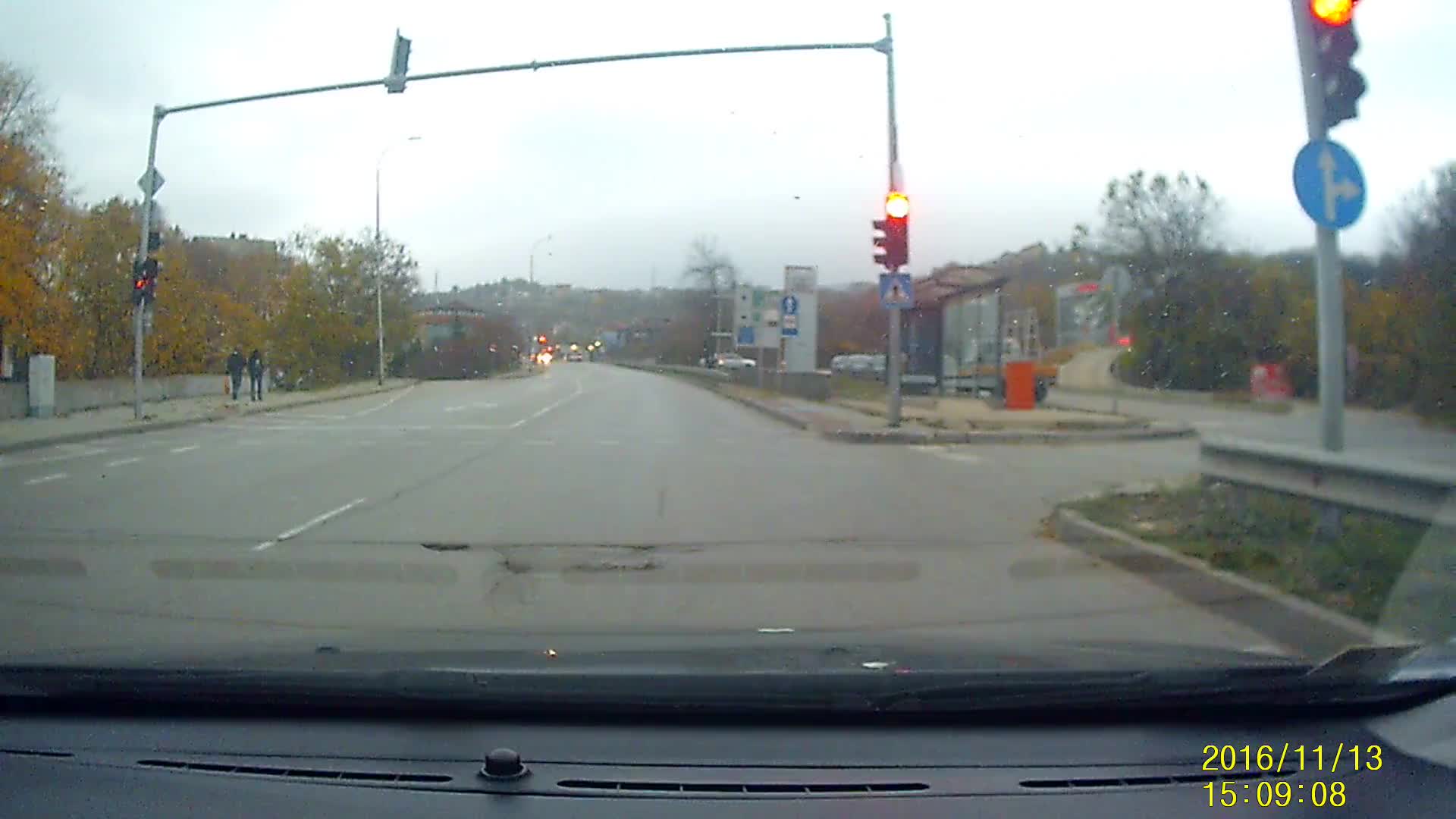 Минаване на червено