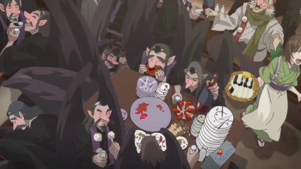 (бг субс) Kakuriyo no Yadomeshi 06