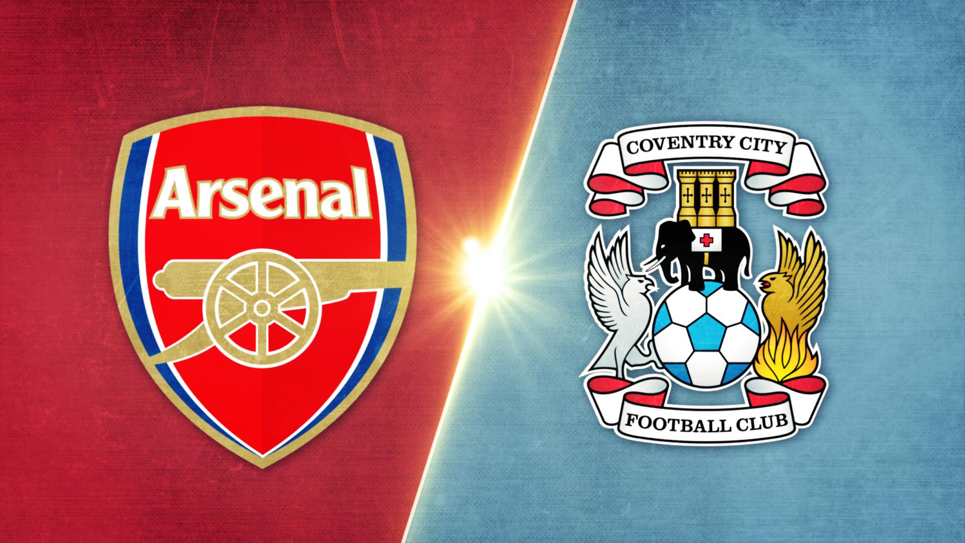 Arsenal vs. Coventry City Football Club - Game Highlights