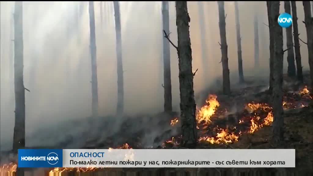 По-малко пожари това лятото в сравнение с миналата година