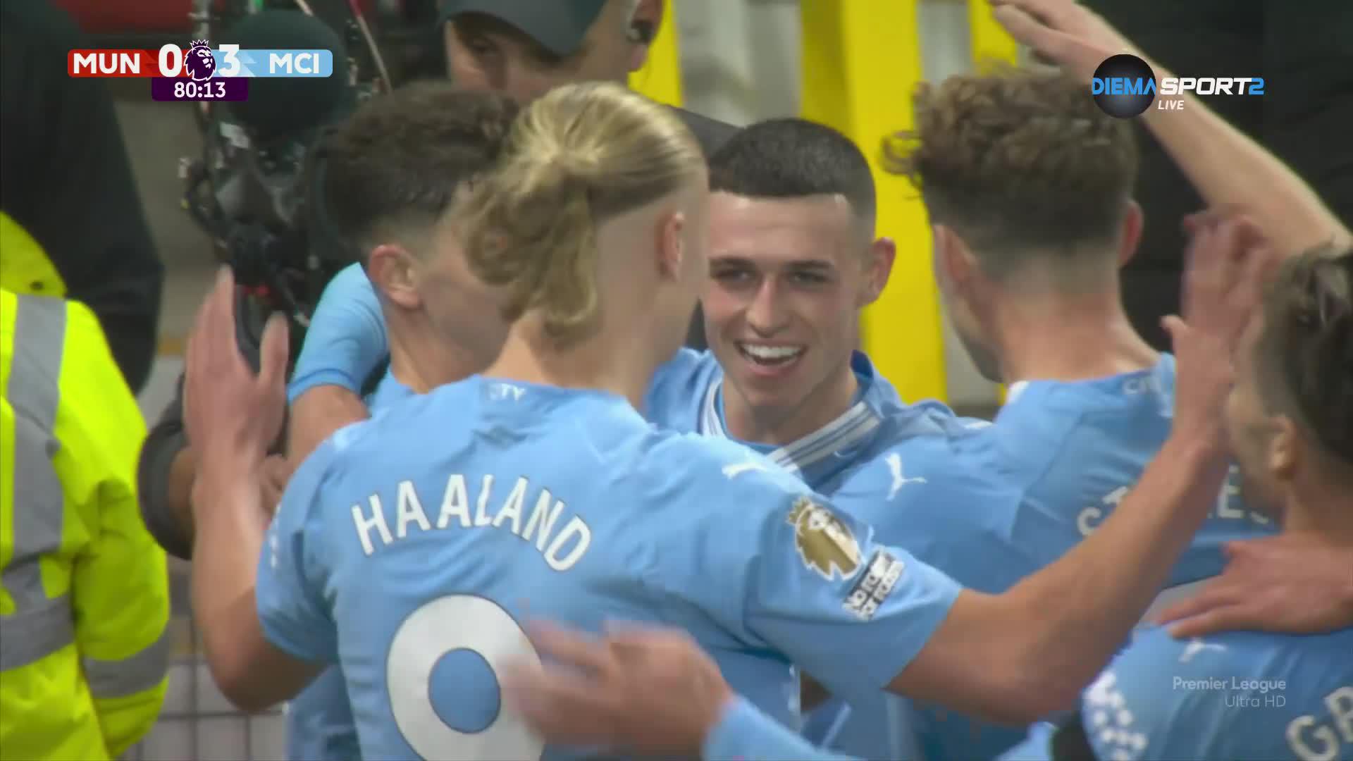 Фил Фодън също се разписа във вратата на Юнайтед