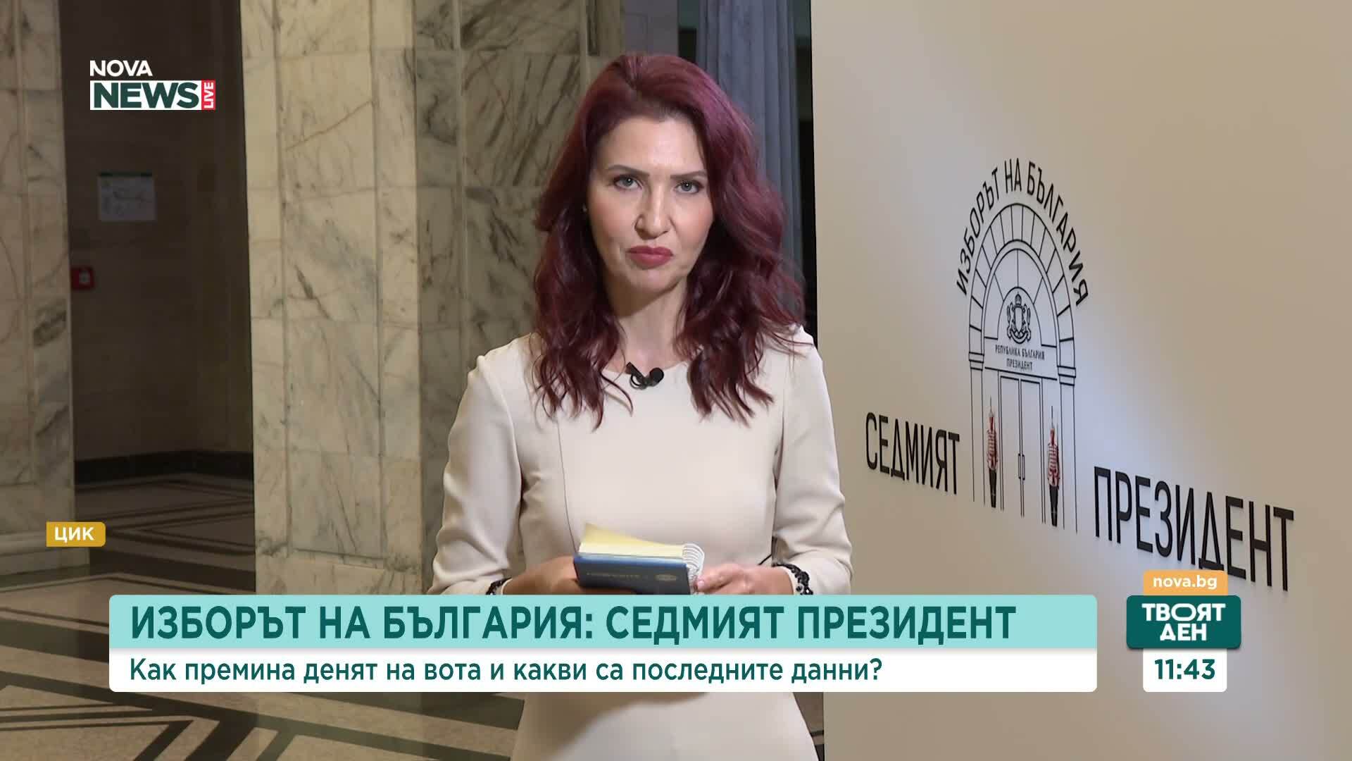 Какви са последните данни от ЦИК