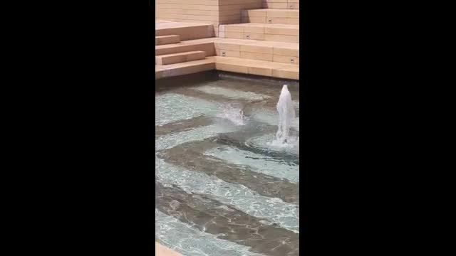 Къпане във фонтаните в град Ямбол, точно пред общината!