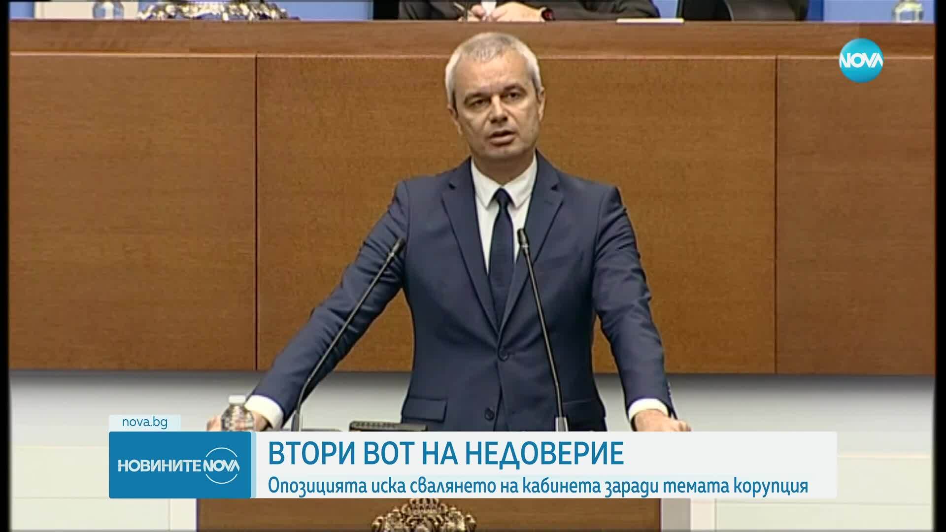 Започнаха дебатите по втория вот на недоверие. Напрежение между МЕЧ и Киселова