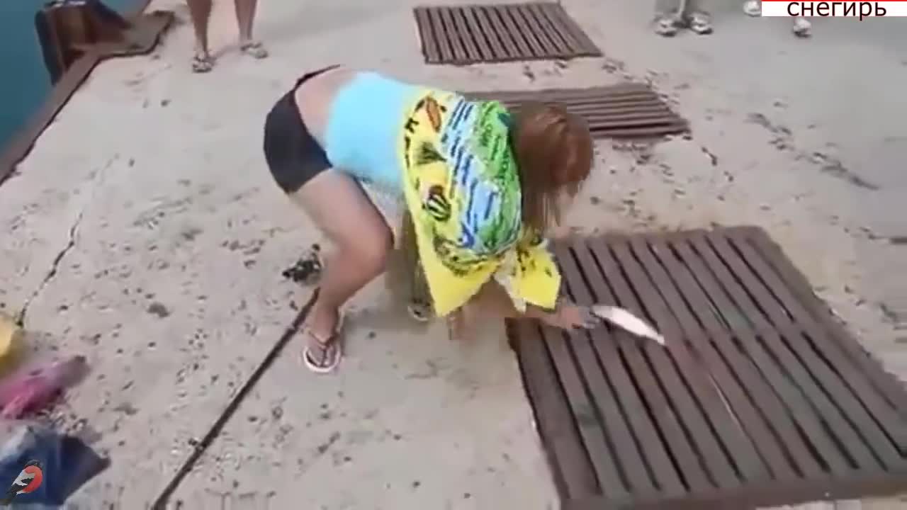 Смешни риболовни моменти .