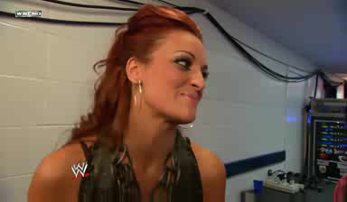 Wwe. Smackdown. 08.07.09. Melina. Maria Backstage