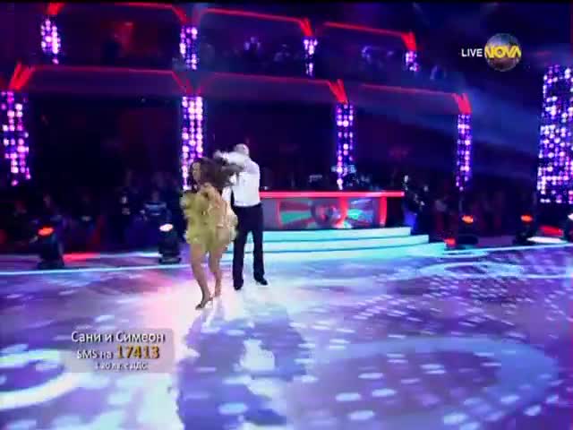 Dancing Stars - Александра Жекова и Симеон Тимов samba (18.03.2014г.)
