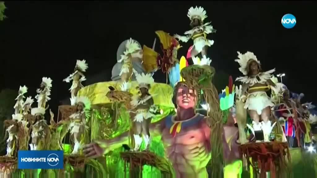 Пищно шествие за откриването на карнавала в Рио де Жанейро