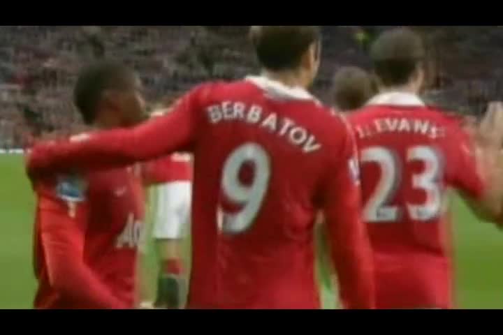Манчестър Юнайтед - Нюкасъл 3 - 0 Гол на Димитър Бербатов 