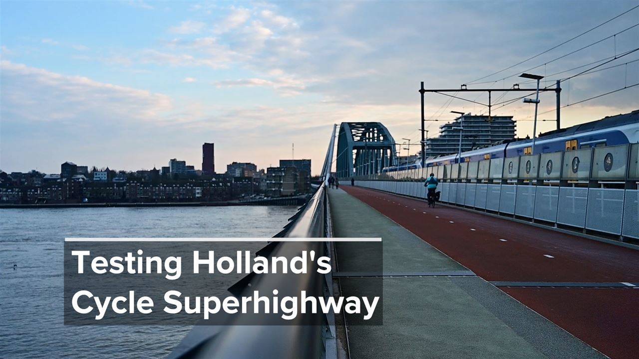 We Tested Cool Transport: Holland's smart bike path