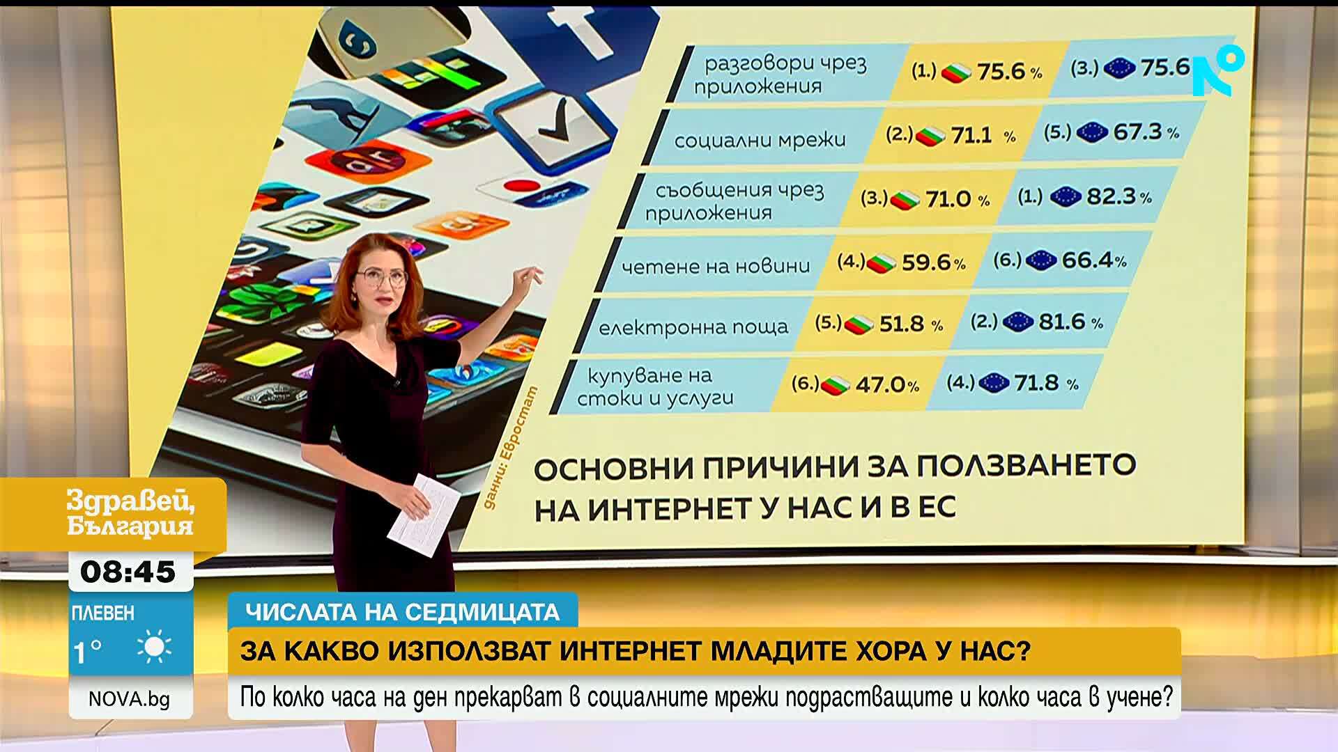 93% от българите с достъп до интернет. Всеки пети у нас използва изкуствен интелект